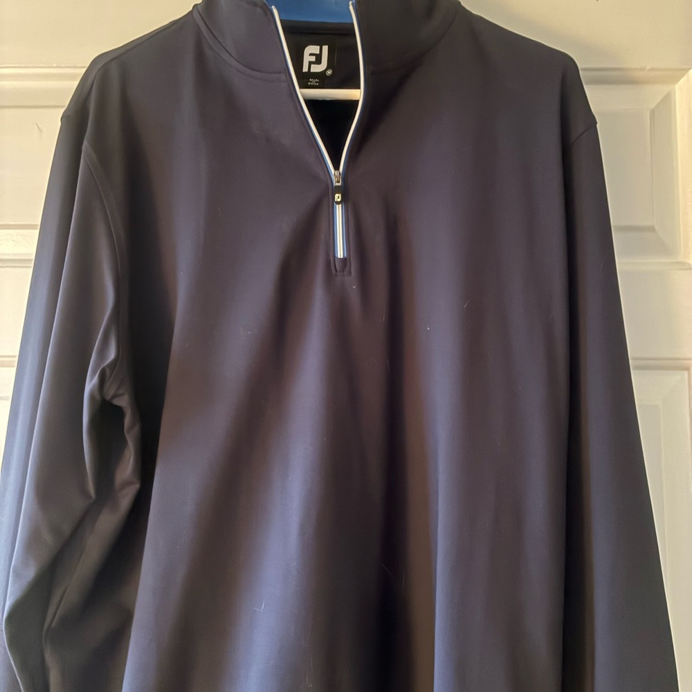 FootJoy Men's Black Quarter-Zip Jacket